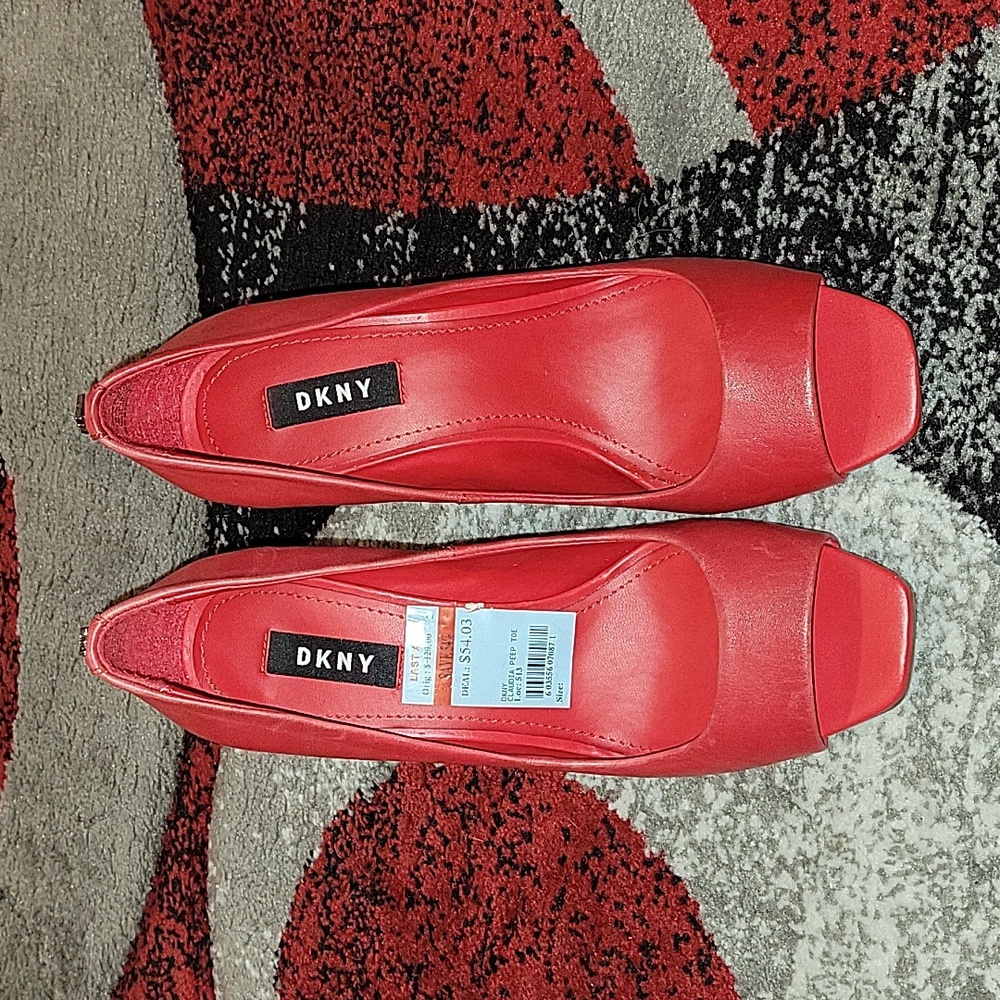 DKNY Red heels